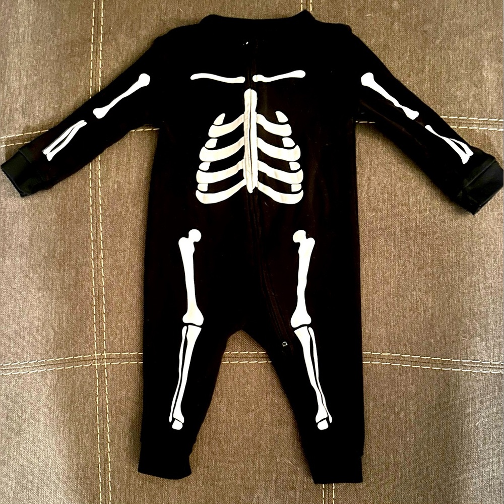 Skeleton onesie